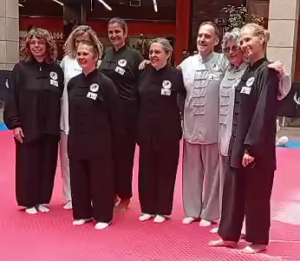 Demonstração de Qi Gong no Barreiro, no evento Comb’Art – Aureagym Associação Desportiva